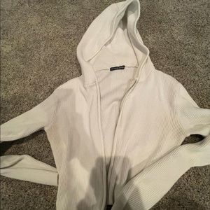 Brandy cropped zip up